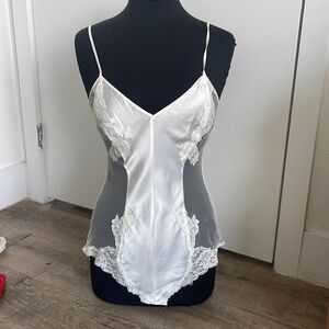 Vintage Y2K Victoria’s Secret Satin teddy / bodysuit